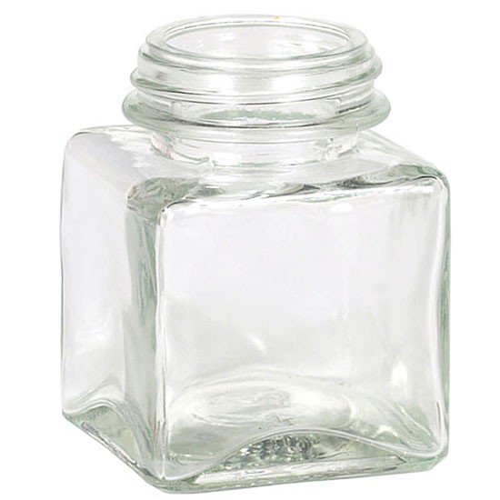 5156-N-3.4oz-Clear-Threaded-Neck-Recycled-Glass-Square-Jar_9