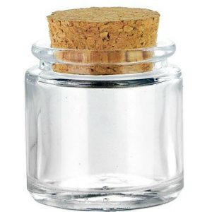 Cylindra Glass Jar With Cork