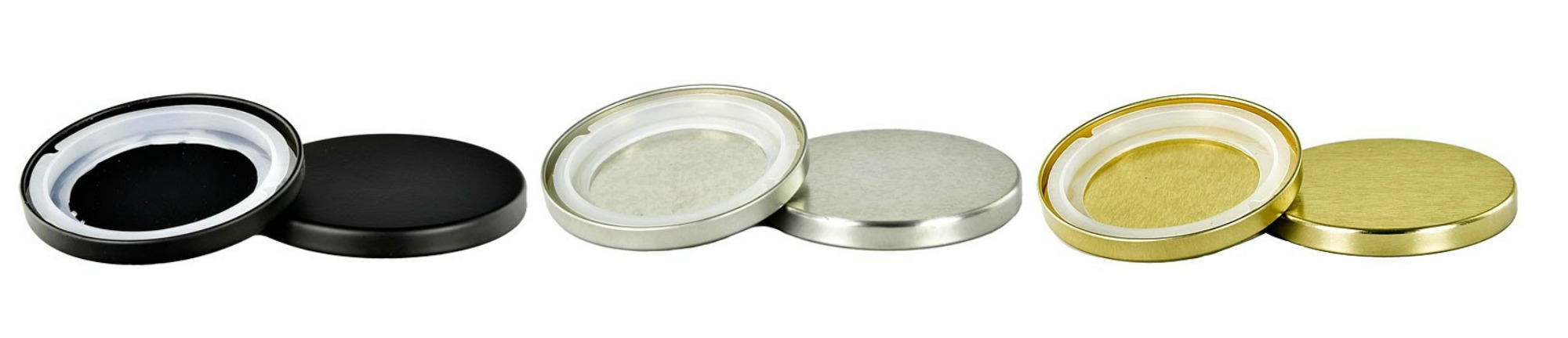New! Stylish Metal Caps for Calypso Containers