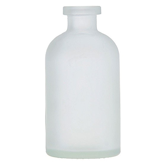 Frosted Apothecary Recycled Glass Bottle