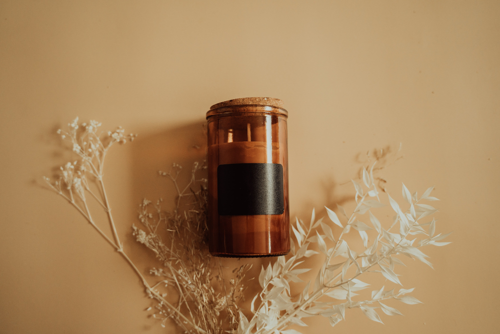 Candle Photography Flat Lay