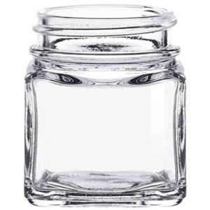 Square Glass Jar